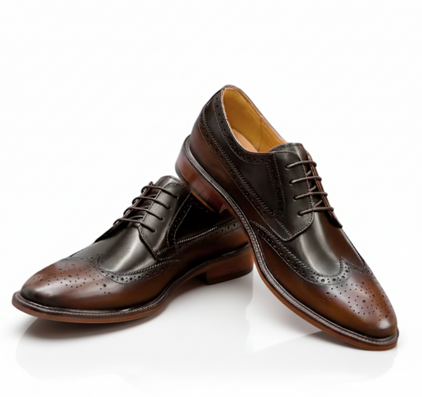 Handcrafted Elston Derby - Dark Brown