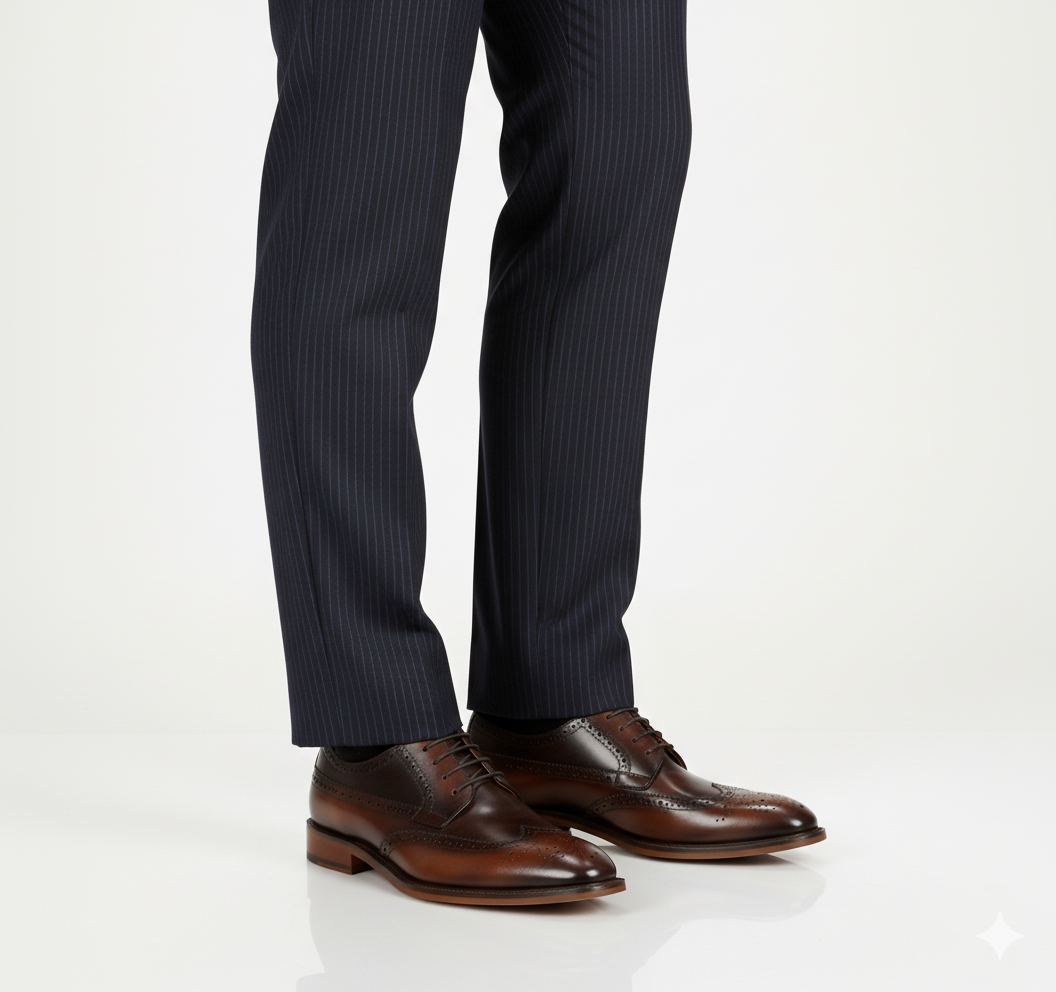 Handcrafted Elston Derby - Dark Brown