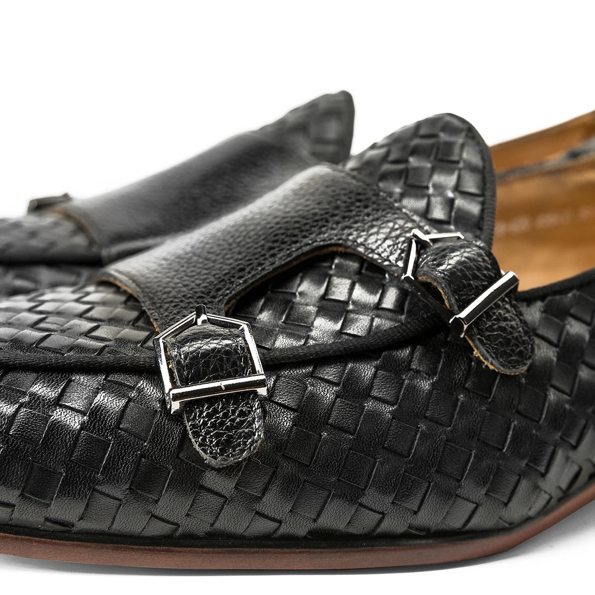 Intreccio Loafer Double Monk - Black