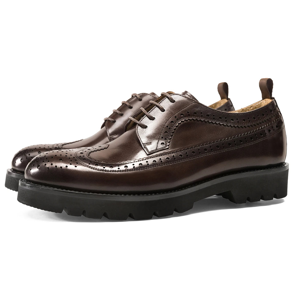Benton Brogue Derby - Coffee
