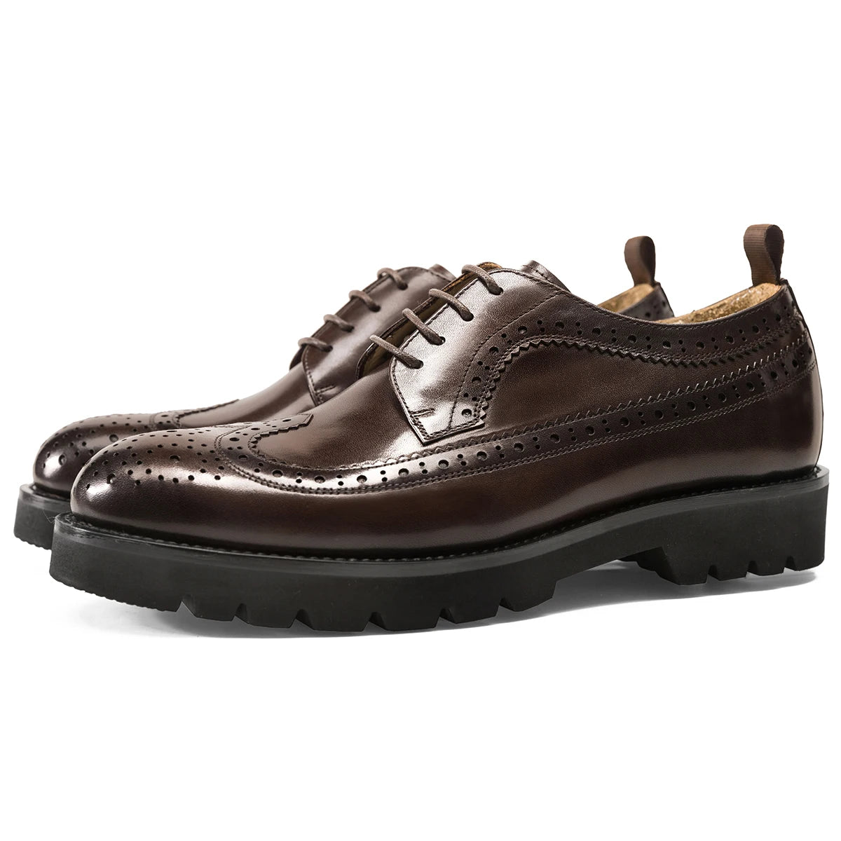 Benton Brogue Derby - Coffee