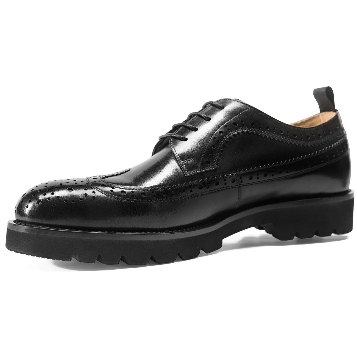 Benton Brogue Derby - Black