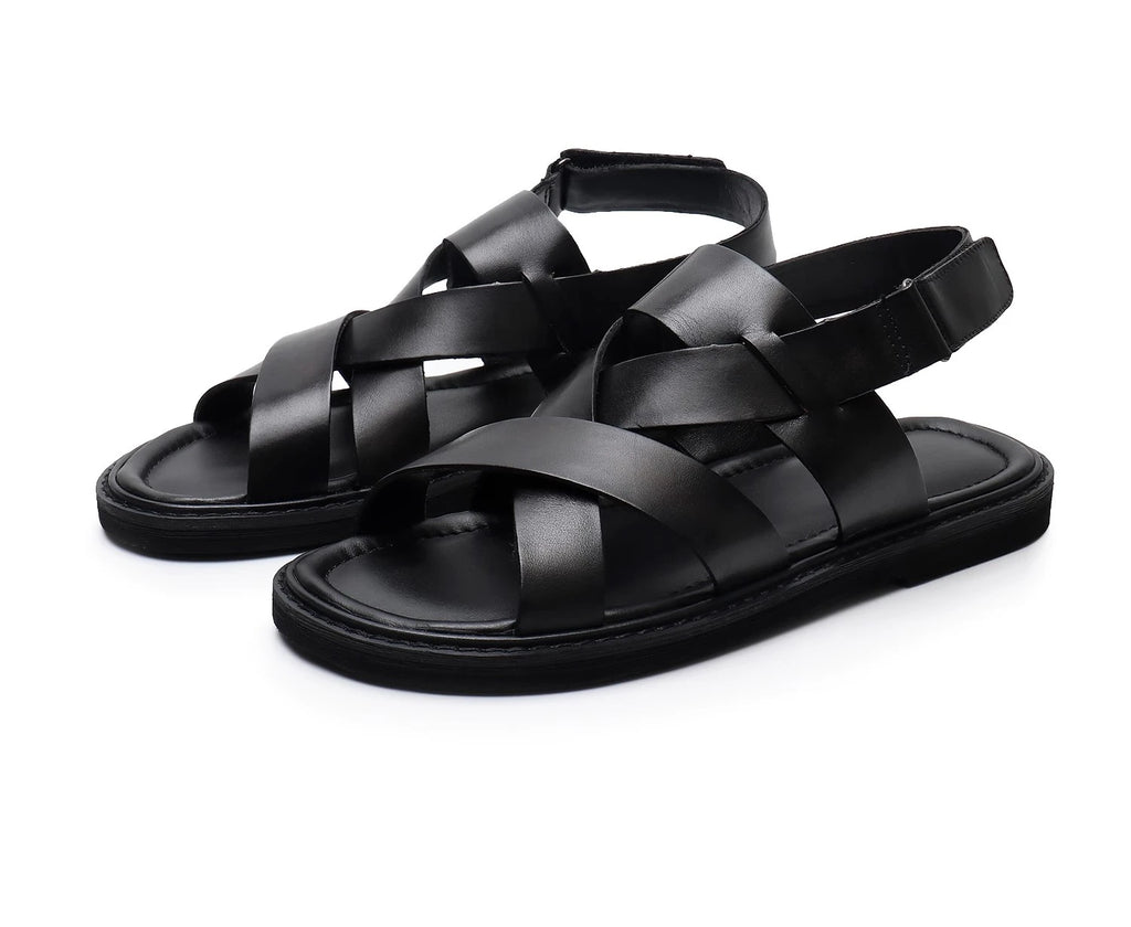Panteano Roman Sandal - Black
