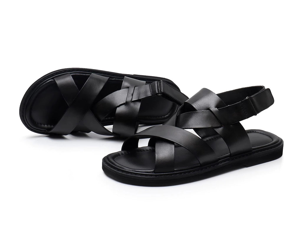 Panteano Roman Sandal - Black