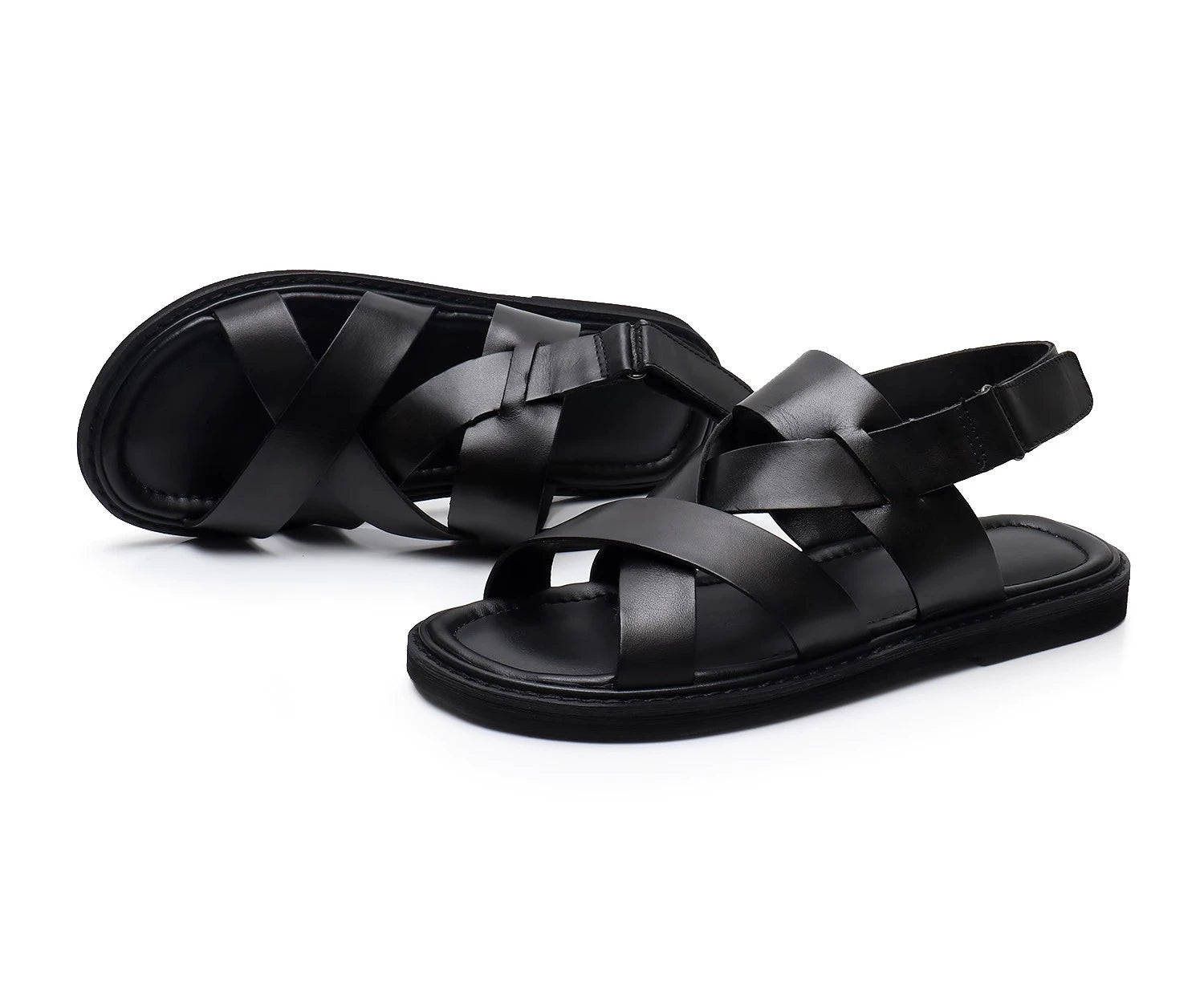 Panteano Roman Sandal - Black
