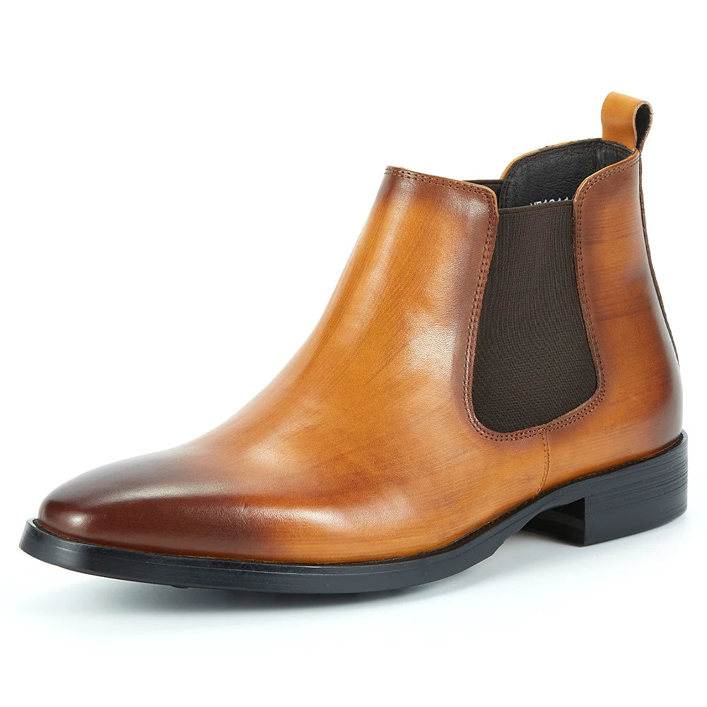Handcrafted marcelli chelsea boot   light brown