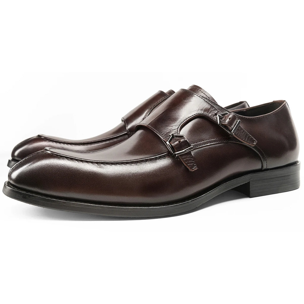 Altiere Double Monk Strap - Coffee
