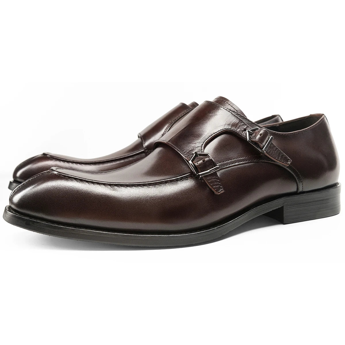 Altiere Double Monk Strap - Coffee