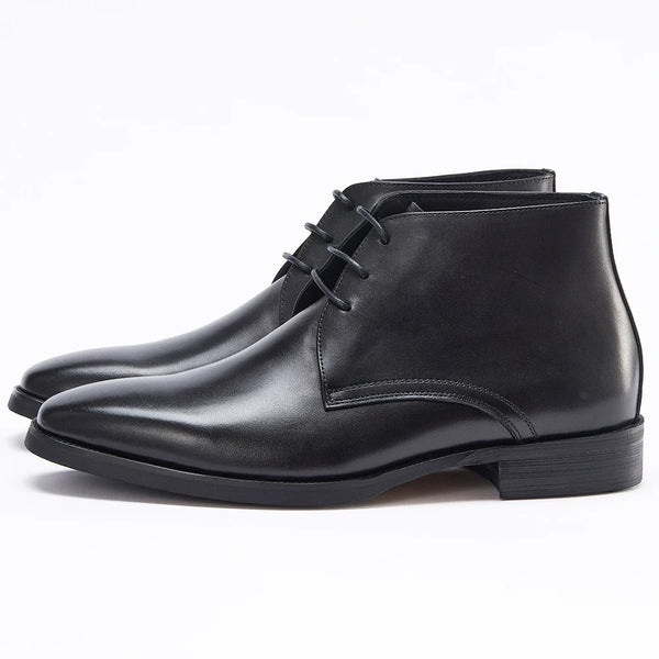 Handcrafted Orvanni Chukka Boot - Black