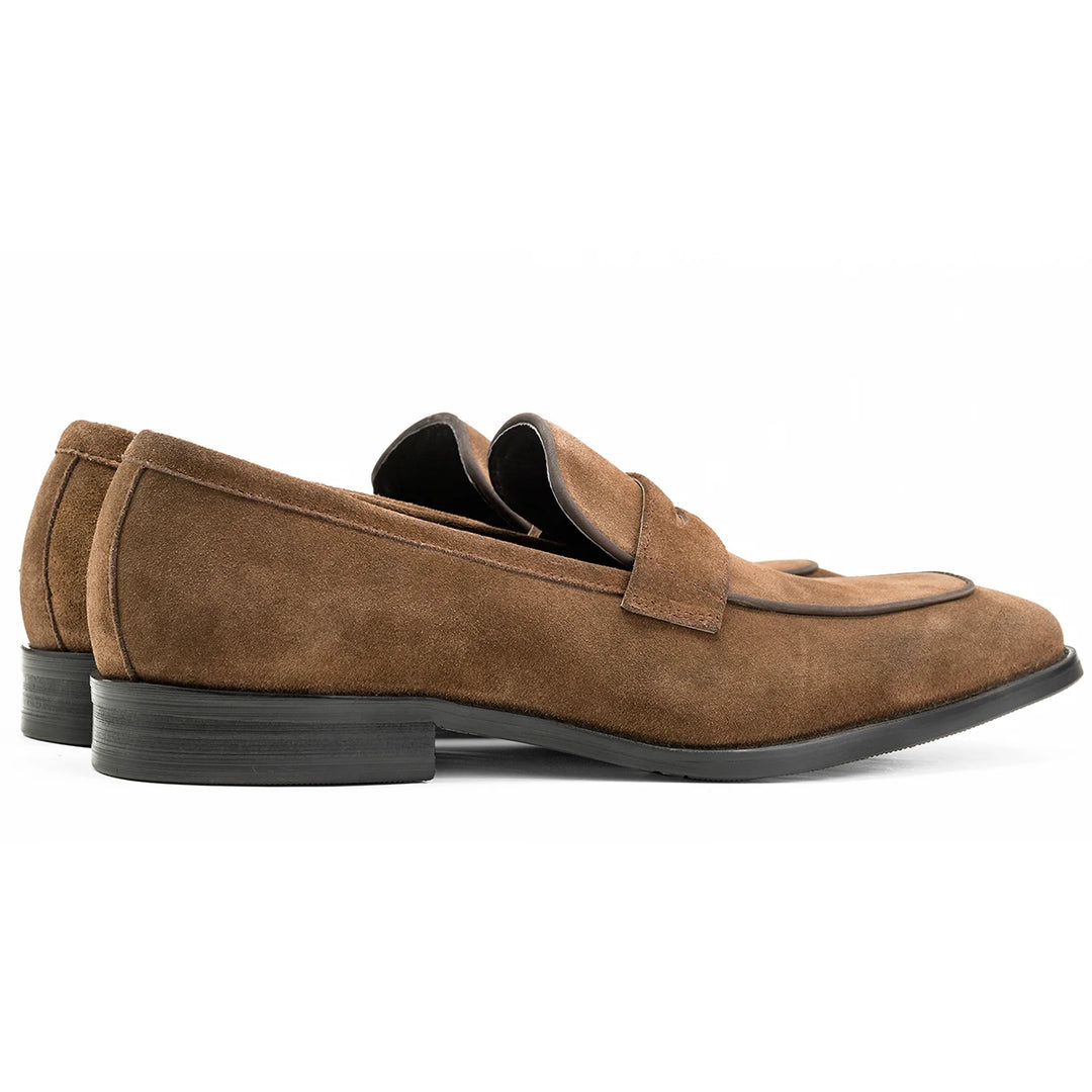 Handcrafted Lévant Suede Leather Loafer - Brown