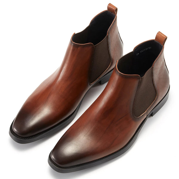 Handcrafted Marcelli Chelsea Boot - Brown