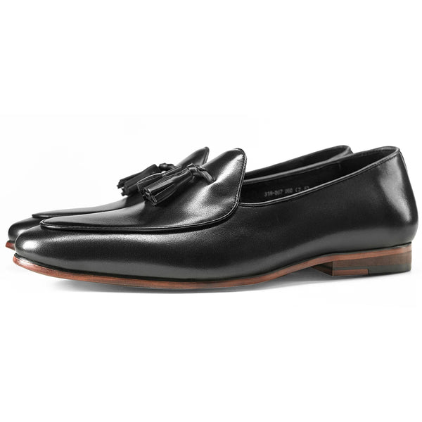 Handcrafted Lusaro Loafer - Black