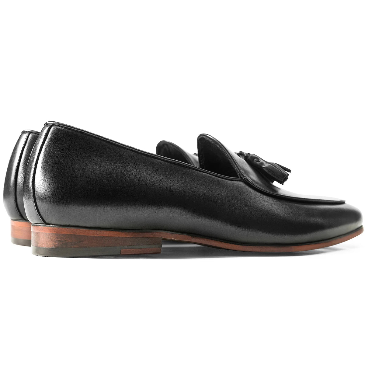 Lusaro Tassel Loafer - Black