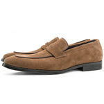 Load image into Gallery viewer, Lévant Suede Penny Loafer - Brown
