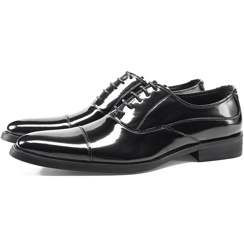 Harrow Oxford Cap Toe - Black