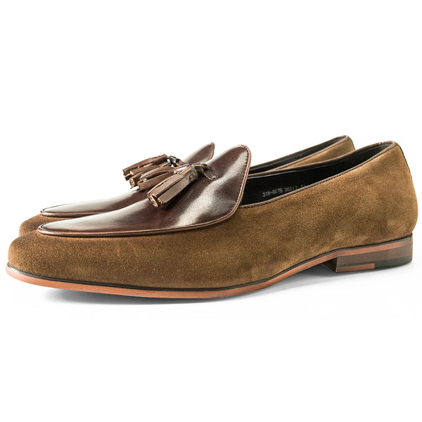Handcrafted Lusaro Loafer - Brown