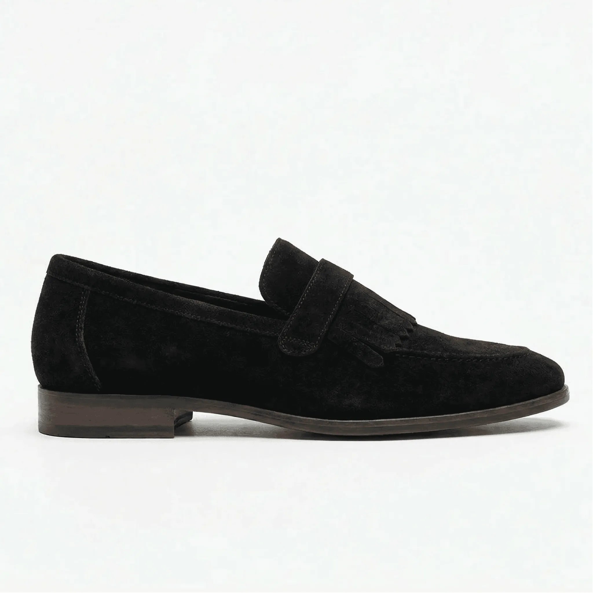Dalmeri Kilt Loafer - Black