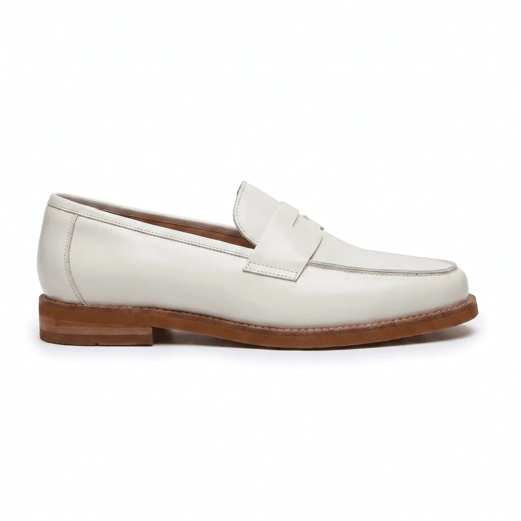 Marlow Penny Loafer - White