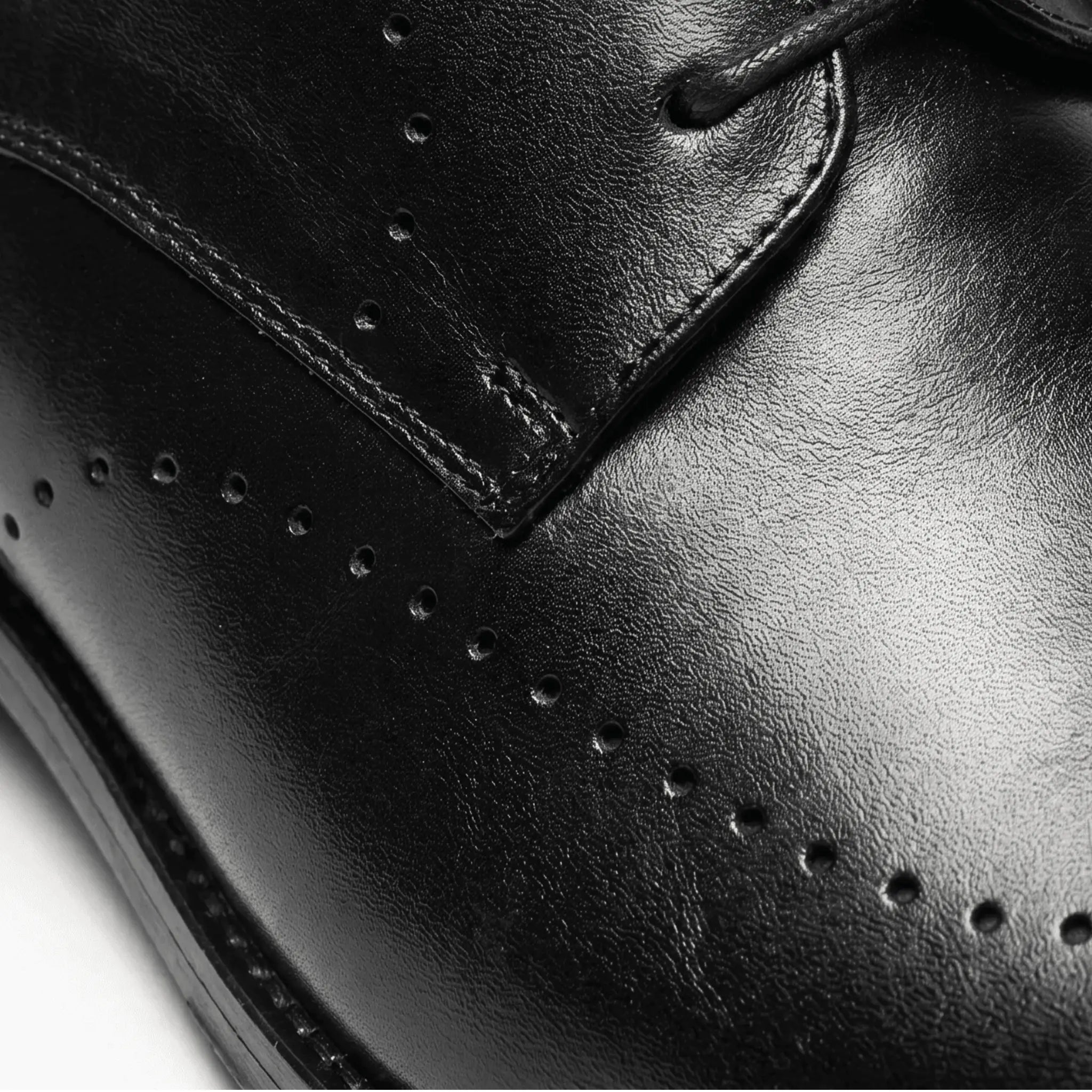 Bellormano Derby Semi-Brogue - Black