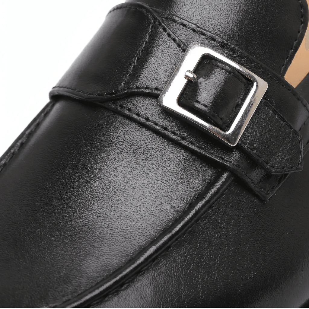 Santoro Monk Strap Loafer - Black