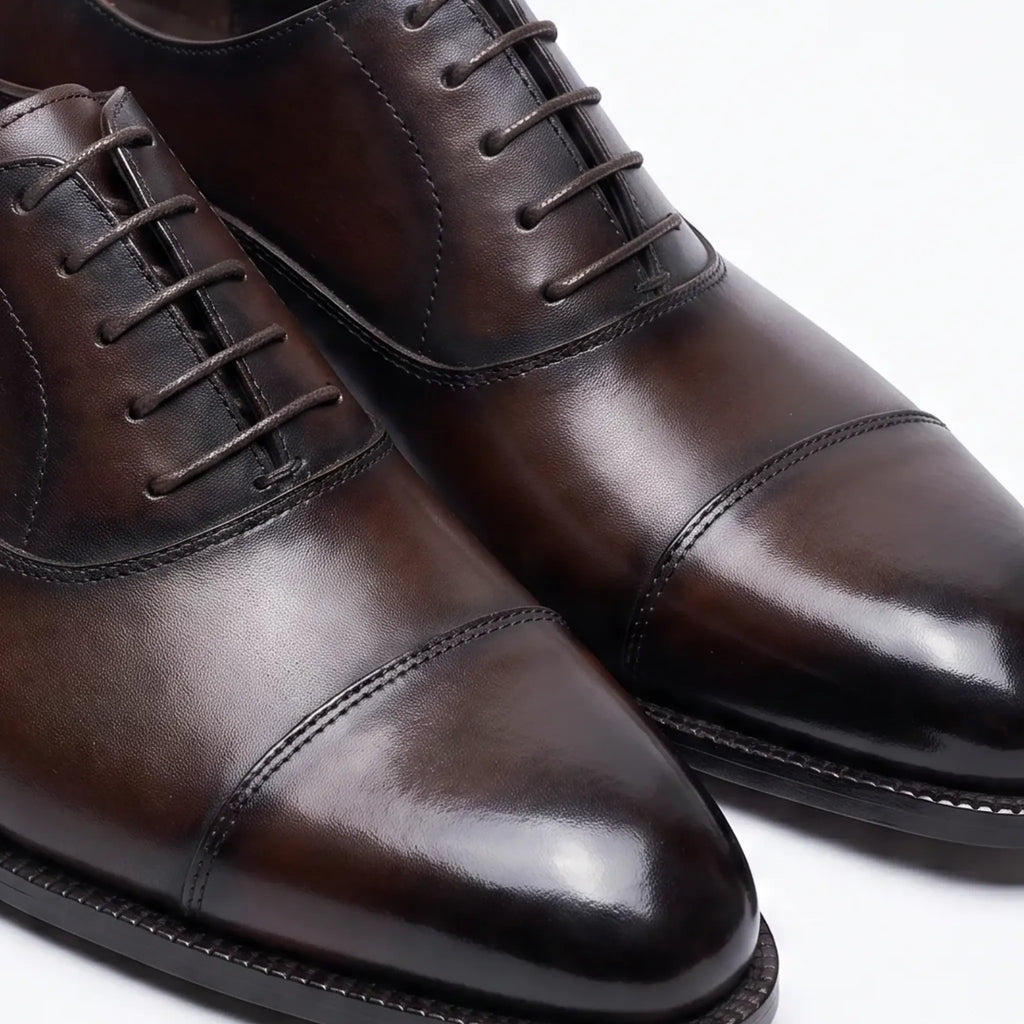 Aldmere Oxford Cap Toe - Coffee