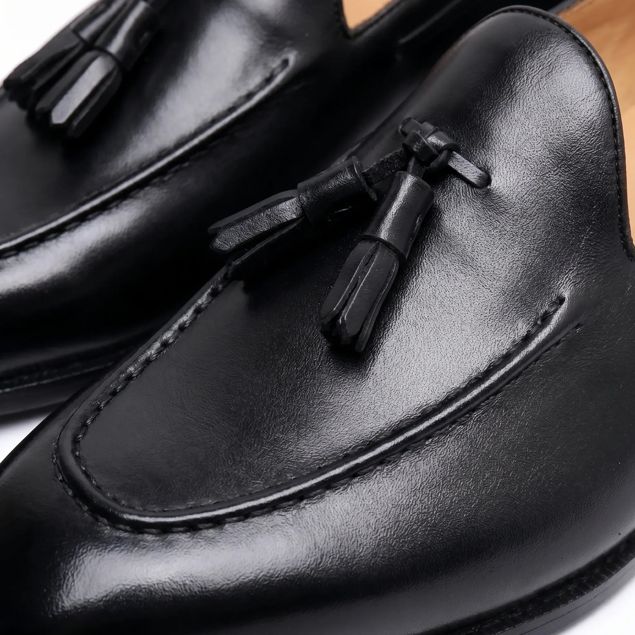 Noriel Tassel Loafer - Black
