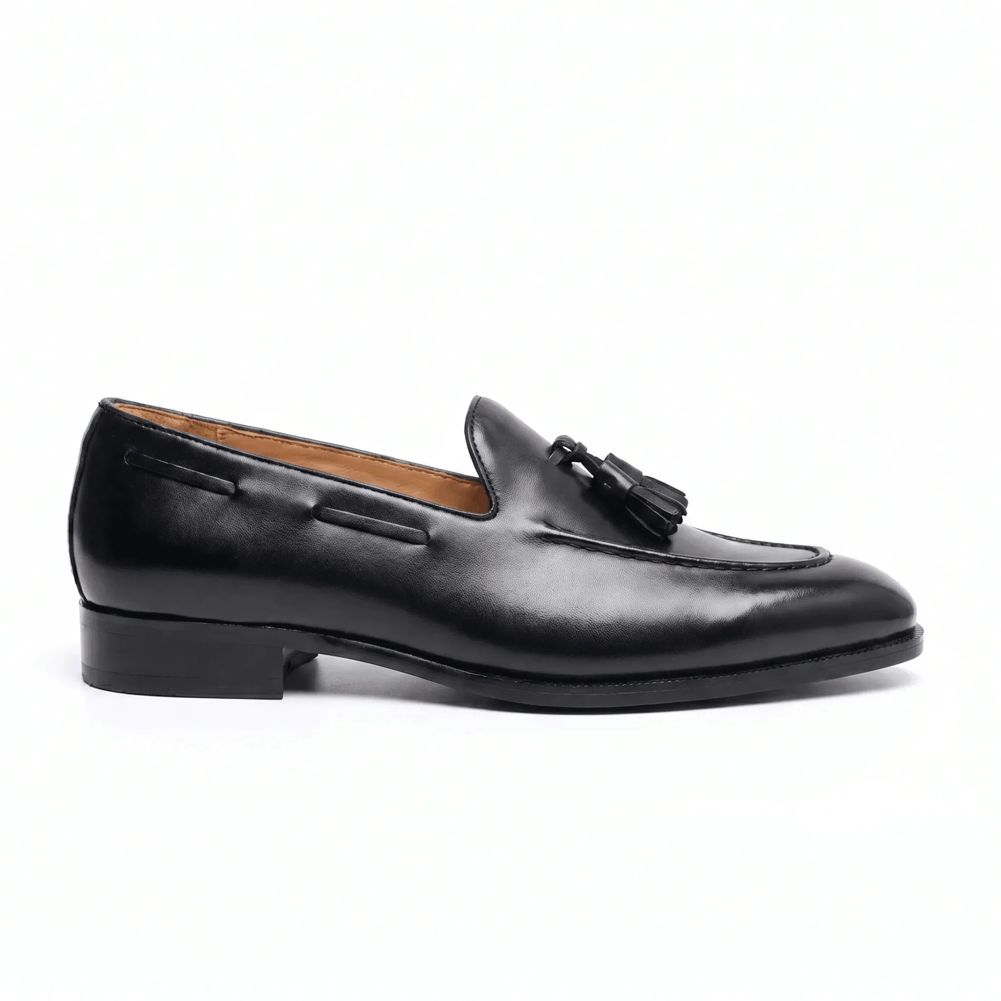 Noriel Tassel Loafer - Black