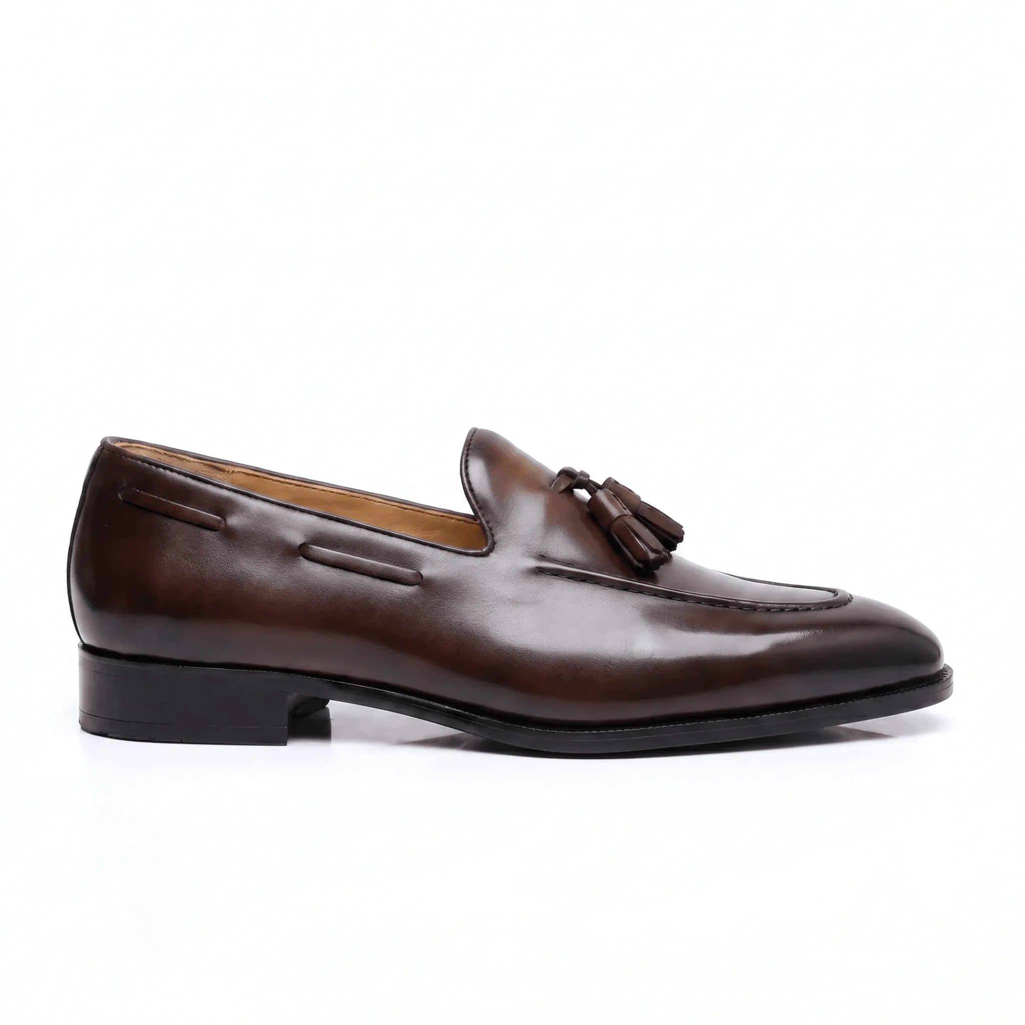 Noriel Tassel Loafer - Cognac Brown