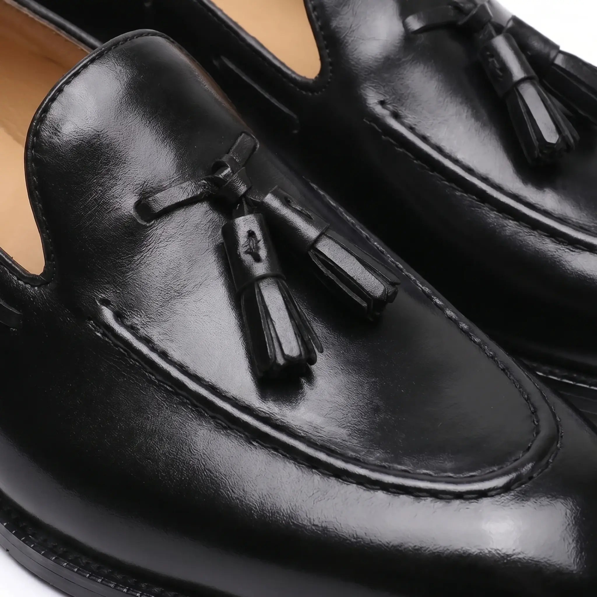 Noriel Tassel Loafer - Black