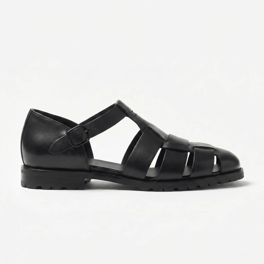 Romélia Roman Sandal - Black
