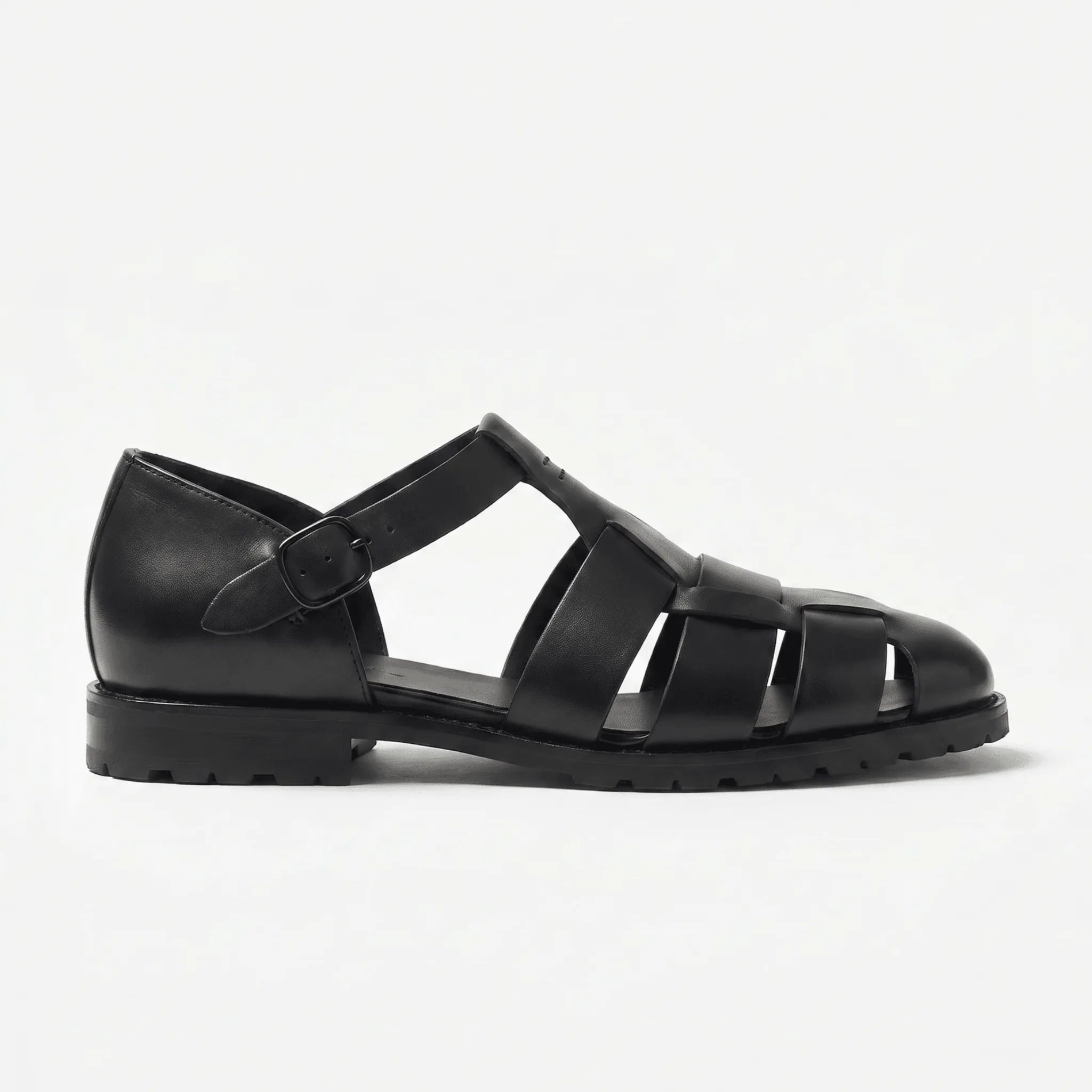 Romélia Roman Sandal - Black