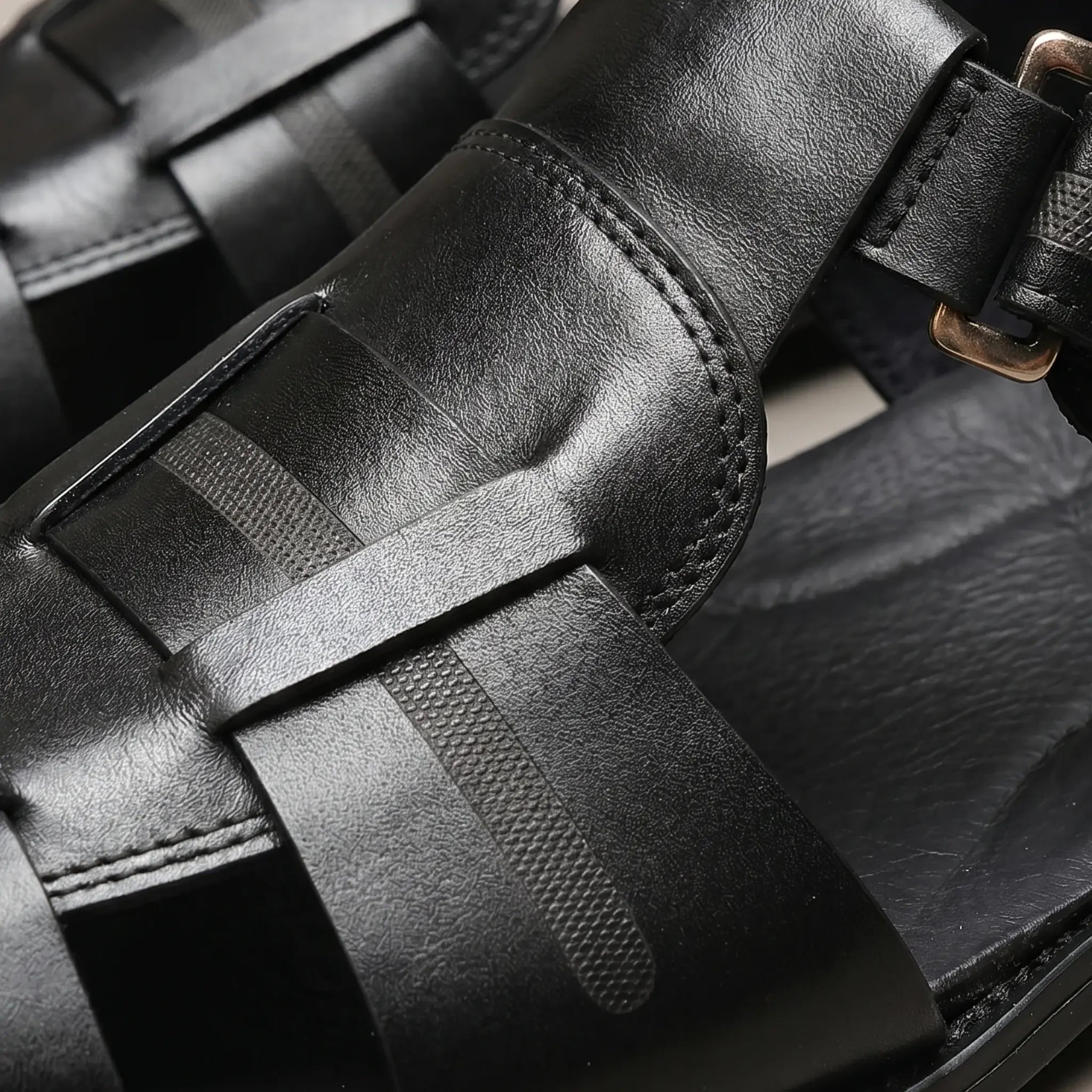 Maréa Fisherman Sandal - Black