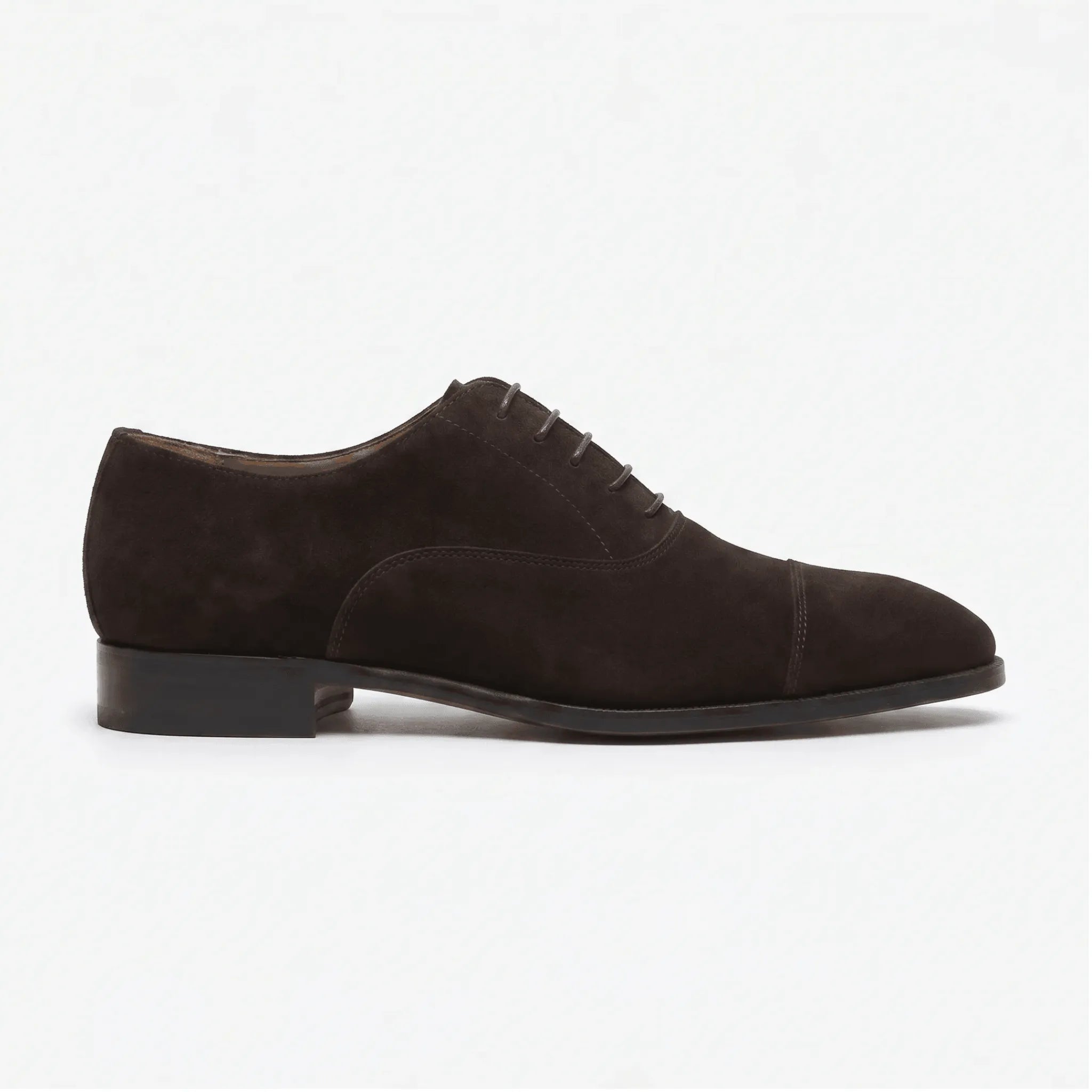 Aldmere Oxford Cap Toe - Coffee Suede
