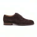 Velour Derby Brogue - Coffee