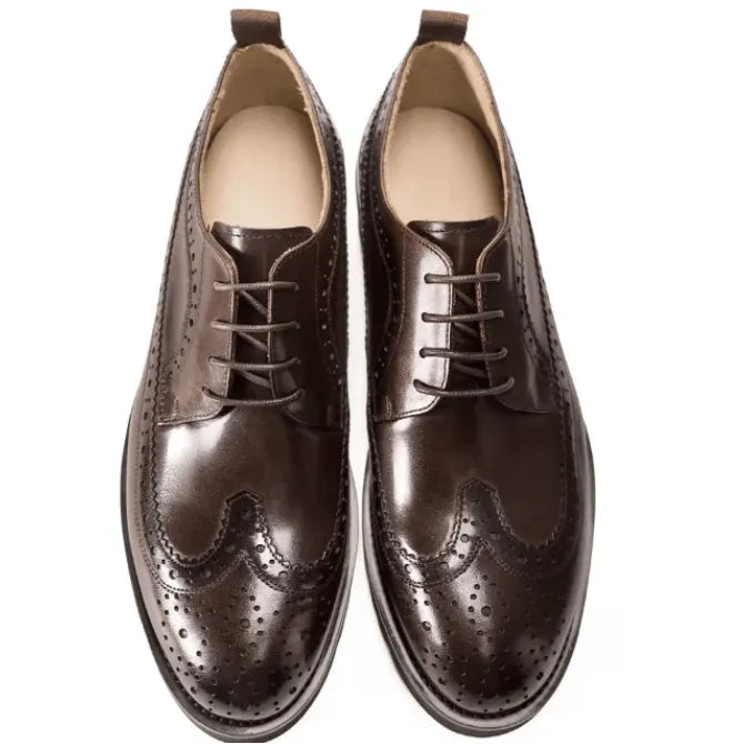 Benton Brogue Derby - Coffee