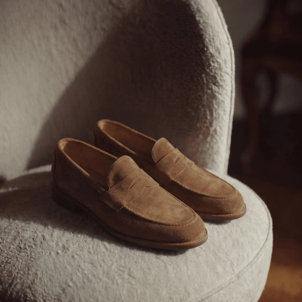 Ellington Penny Loafer - Khaki