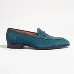 Load image into Gallery viewer, Firenze Bow-Tie Loafer - Olive Green
