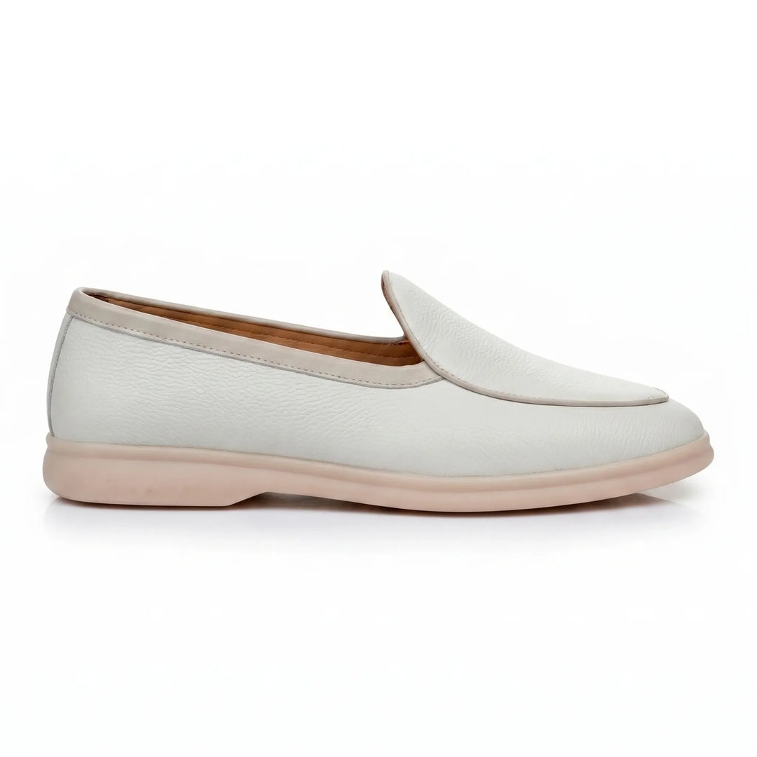 Arvonni Belgian Loafer - White