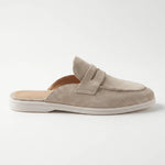 Load image into Gallery viewer, Meridian Loafer Mule - Beige
