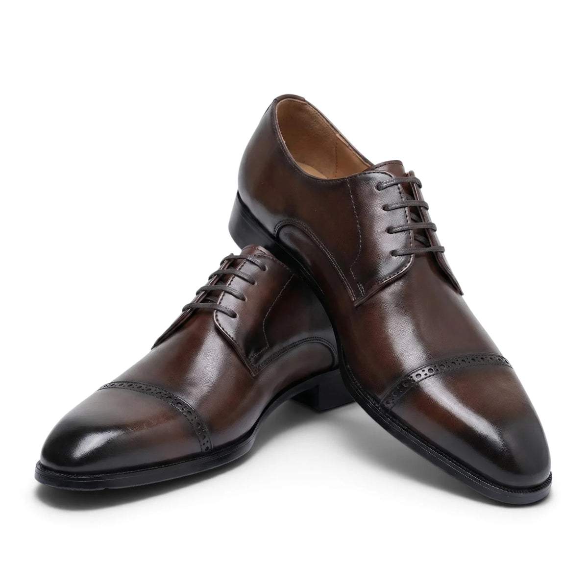 Alvoro Derby Cap Toe - Coffee