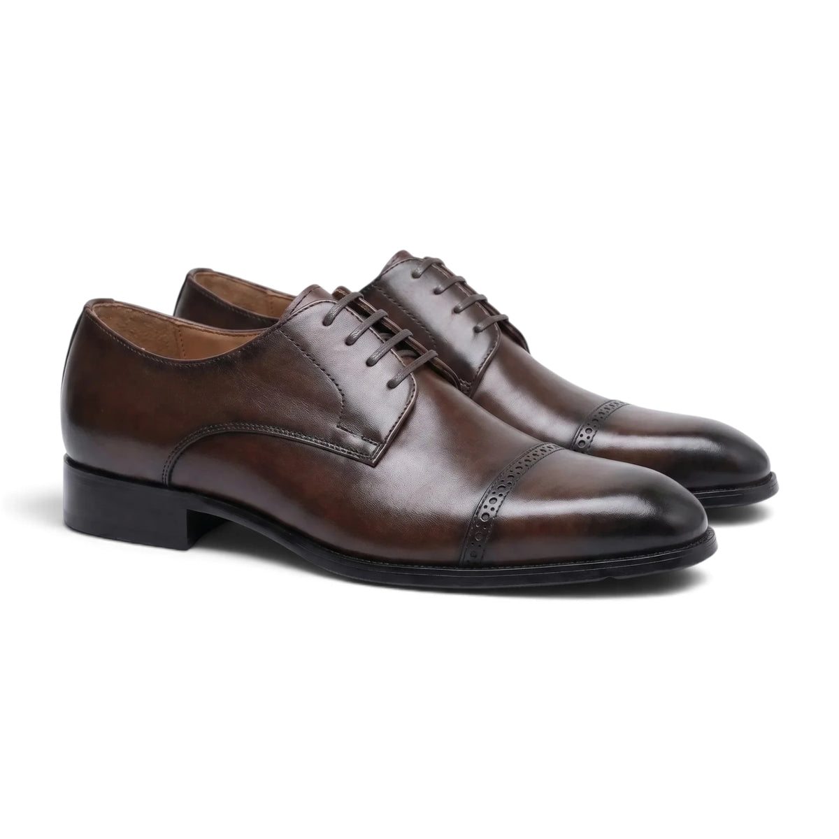 Alvoro Derby Cap Toe - Coffee
