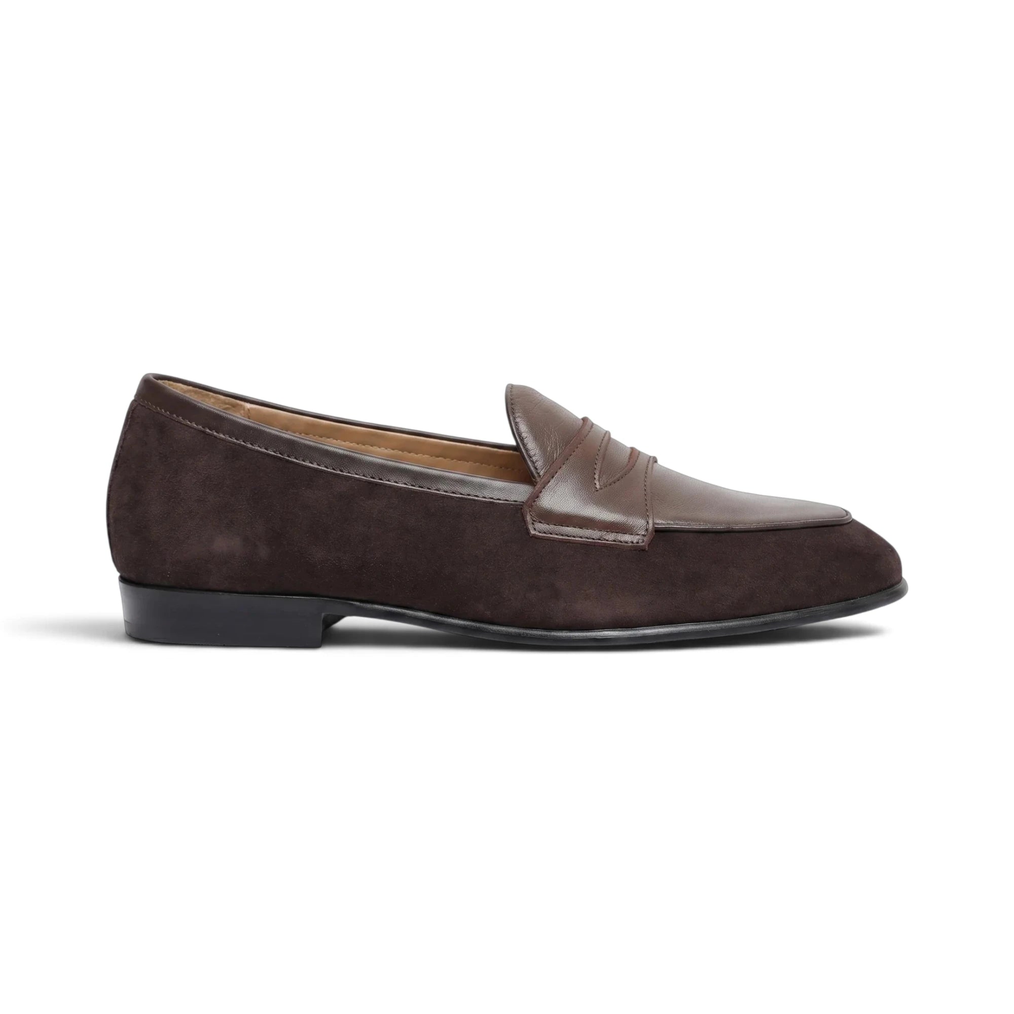 Amalfi Panel Loafer - Coffee