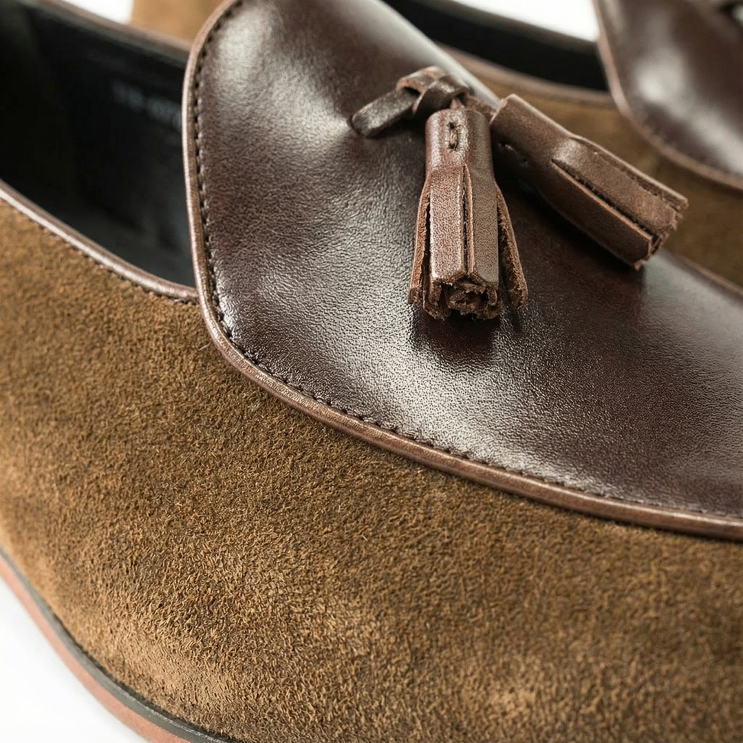 Handcrafted Lusaro Loafer - Brown