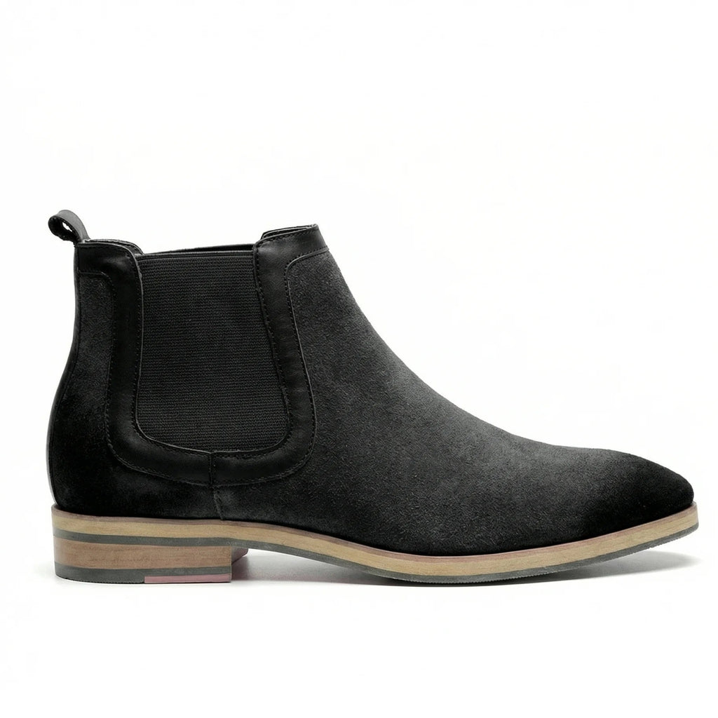 Delorme Suede Chelsea Boot - Black