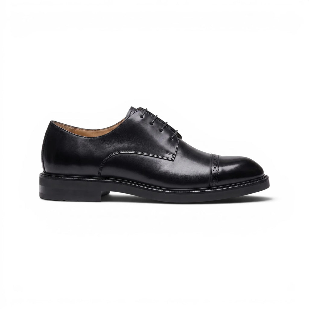 Beaulain Derby Cap-Toe - Black