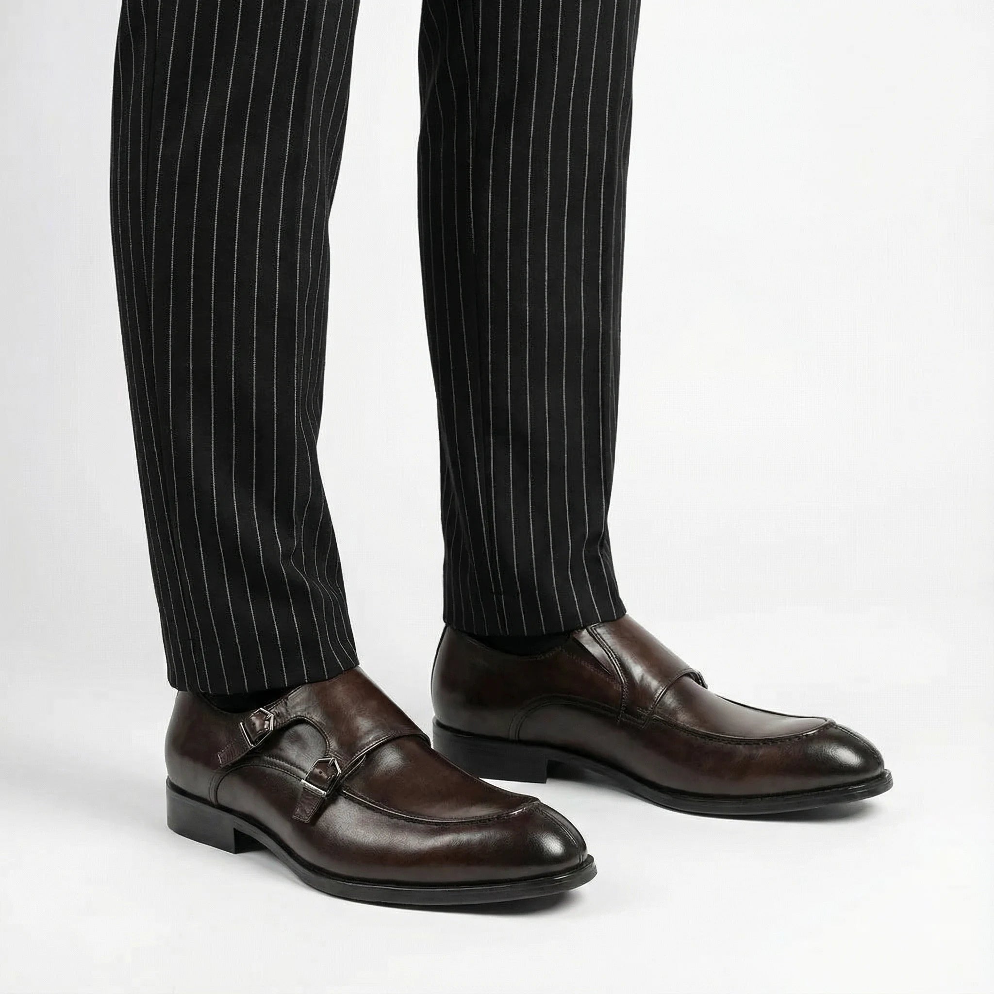Altiere Double Monk Strap - Coffee