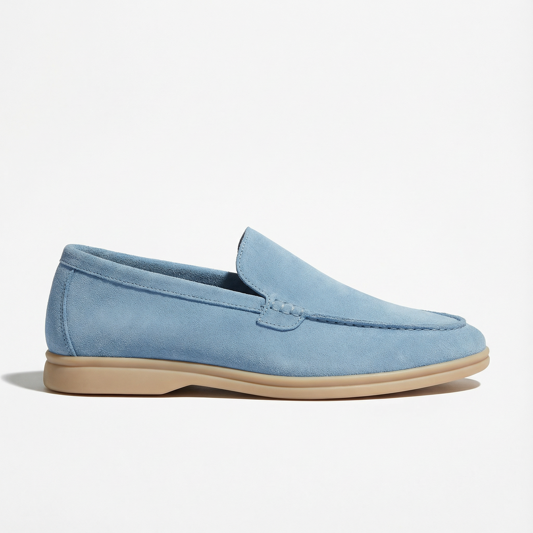 Montclair Loafer Suede - Light Blue