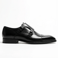 Silven Double Monk Strap - Black