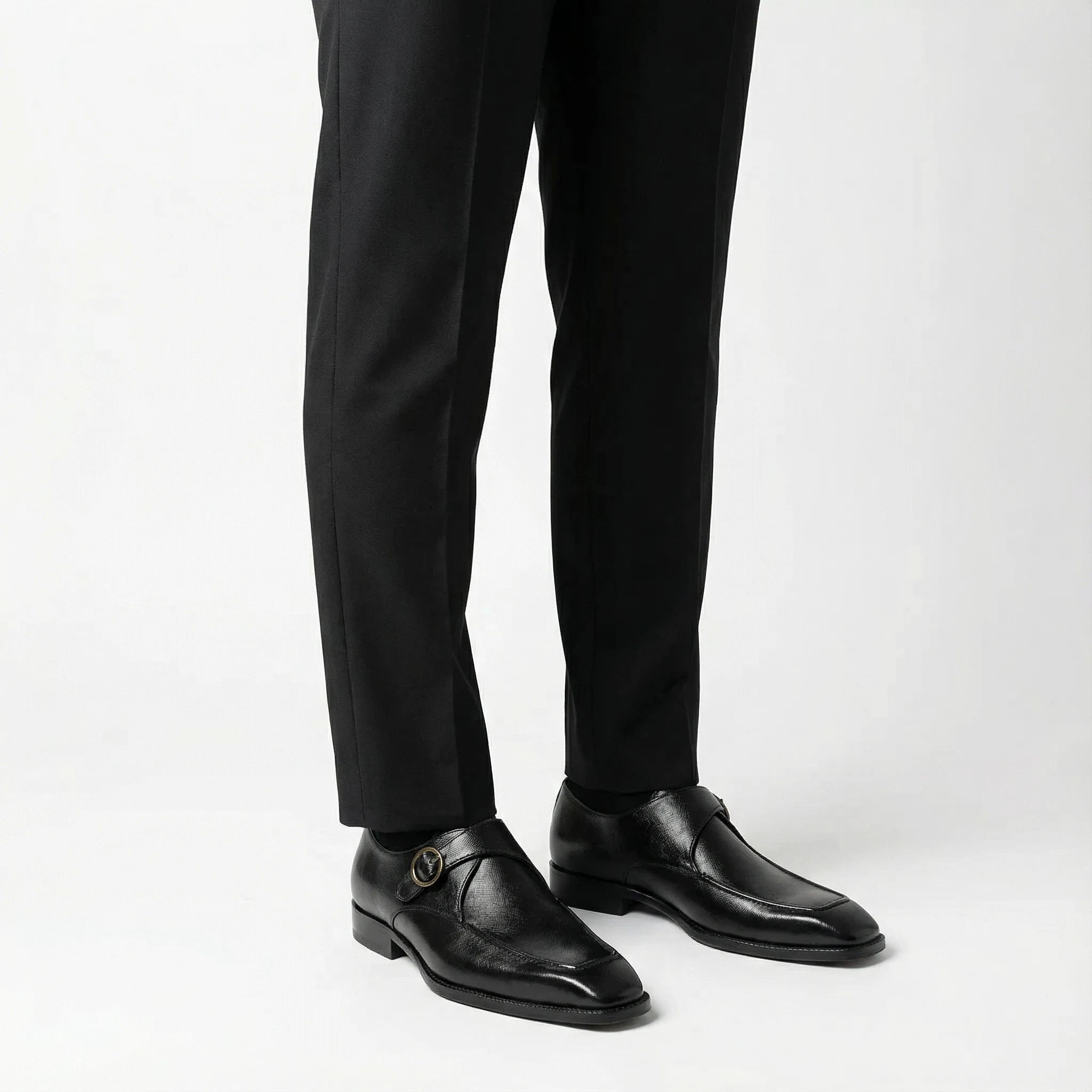 Westbridge Single Monk Strap - Black