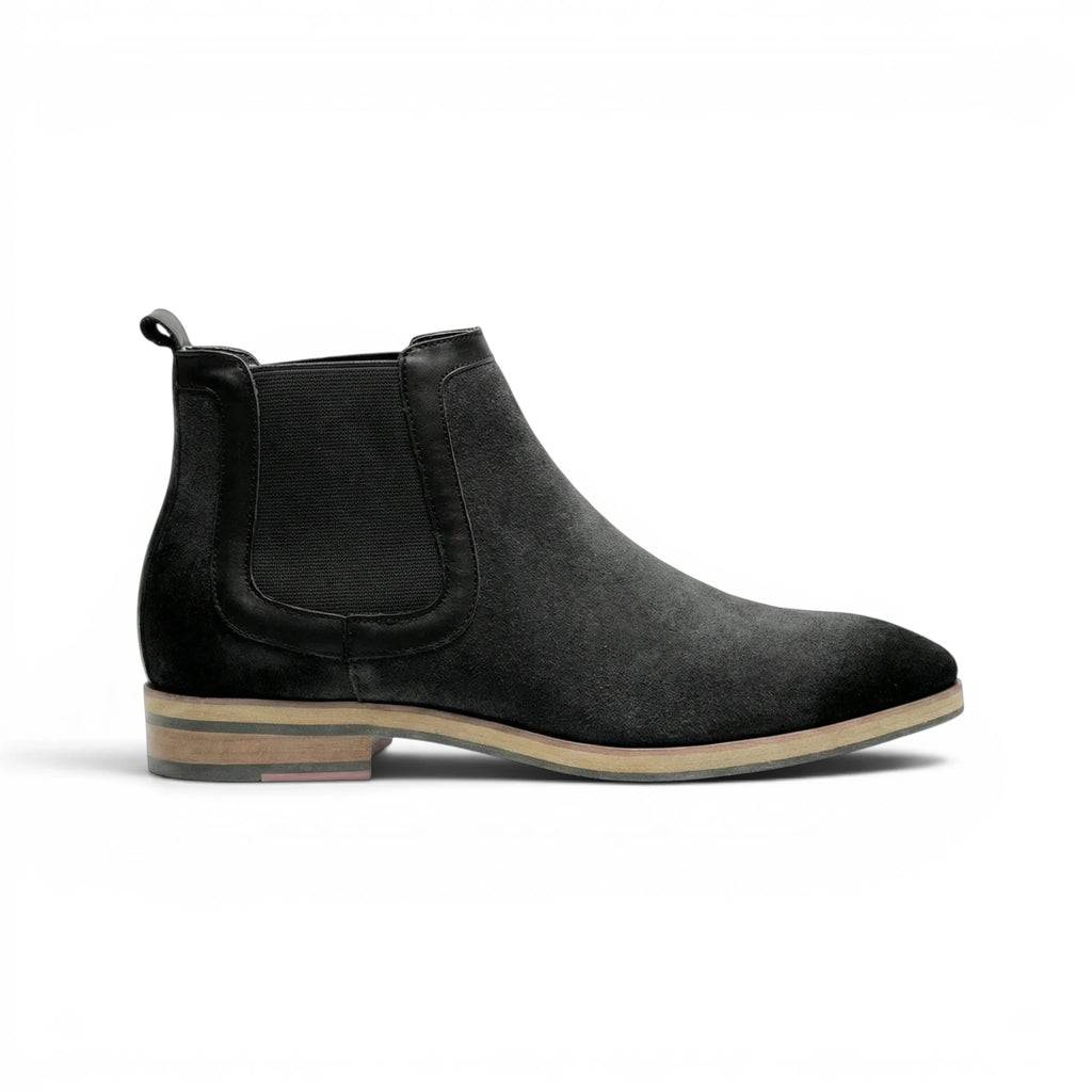 Delorme Suede Chelsea Boot - Black